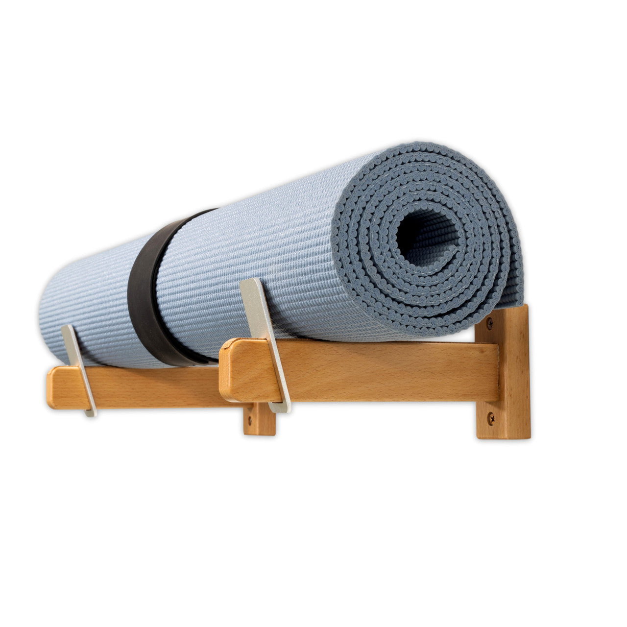 Yoga Mat Storage Rack | Naked Timber Rack | Wall Mount Fitness ...