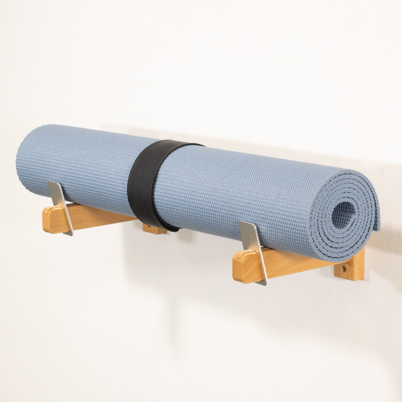 Yoga Mat Storage Rack | Naked Timber Rack | Wall Mount Fitness ...