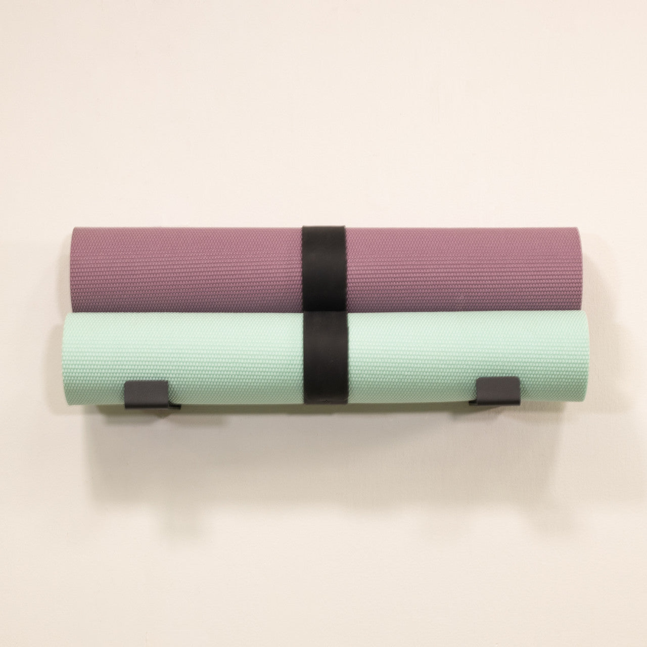 double yoga mat wall rack