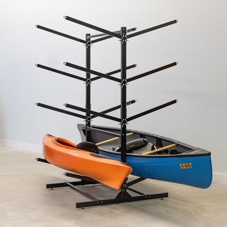 Kayak Storage  Wall Mounted Racks, Ceiling Overhead Hoists and Freestanding  – StoreYourBoard