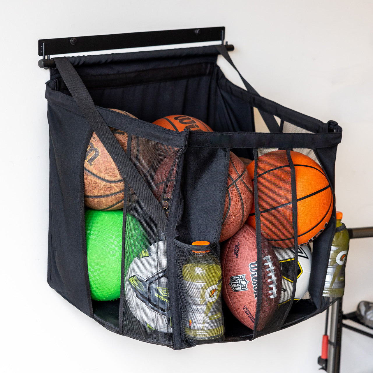 Wall ball storage discount ideas