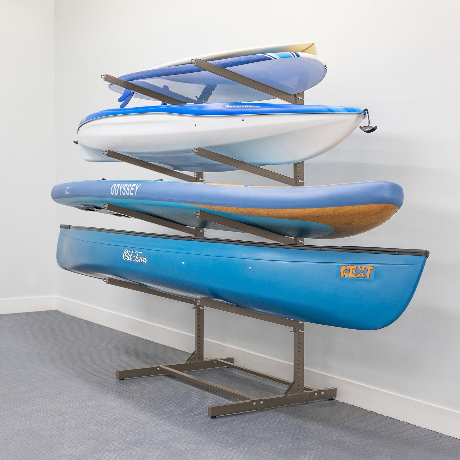 paddle board, surfboard, kayak, and canoe organizer