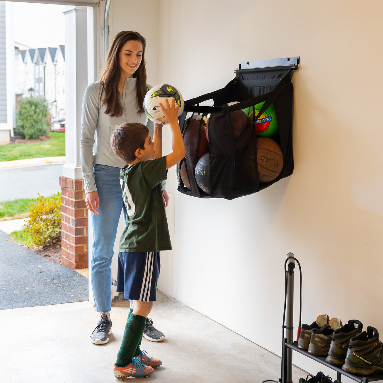 garage ball storage