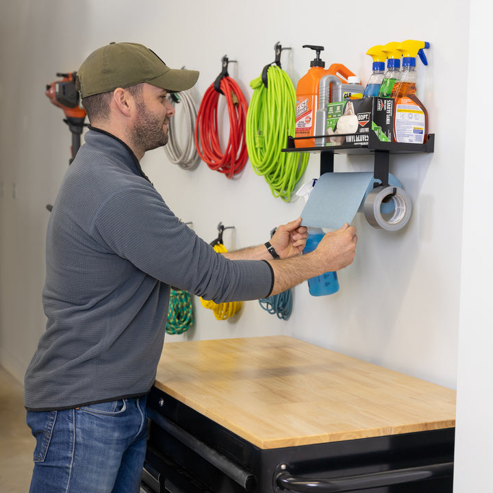 garage paper towel holder