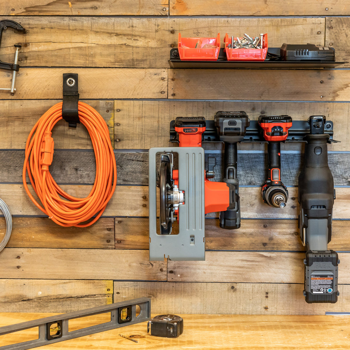E-Power Tool Organizer & Shelf | Garage Storage Rack – StoreYourBoard