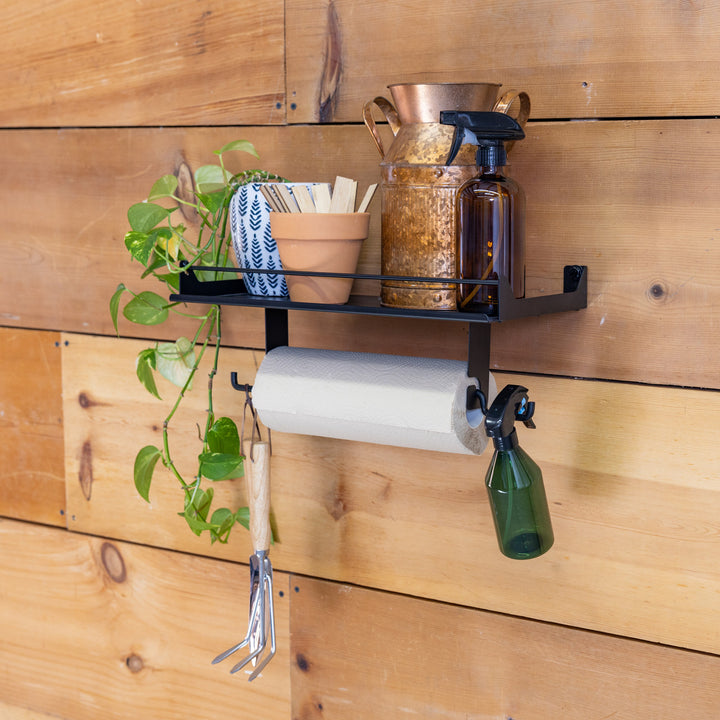 wall mounted cleaning station gardening supplies