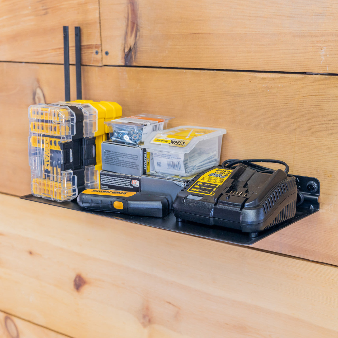 garage floating wall shelf