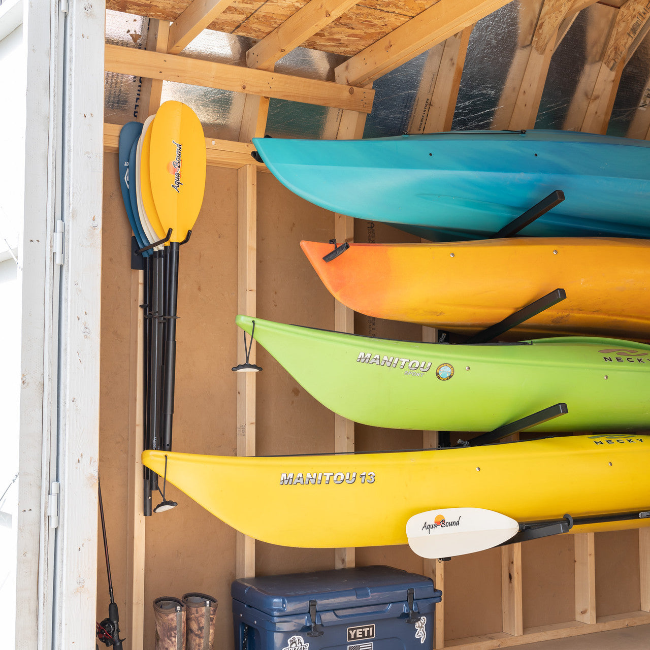 kayak paddle holder