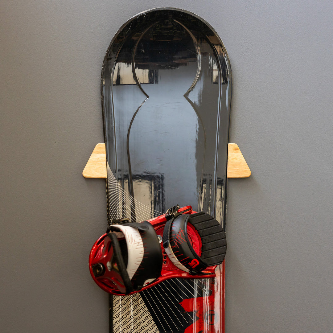 Minimalist Wood Snowboard Rack | Wall Display Mount – StoreYourBoard
