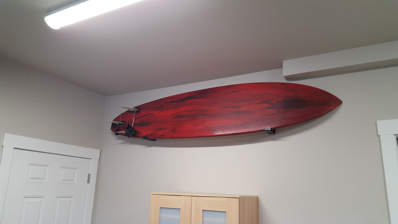 Surfboard discount ceiling rack