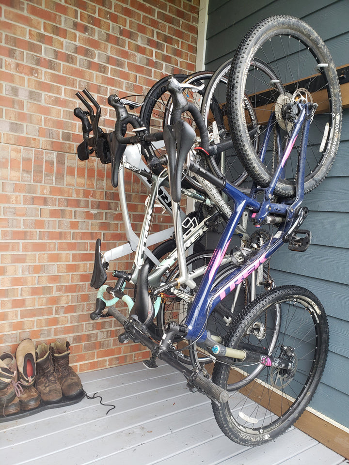wall mounted bike rack