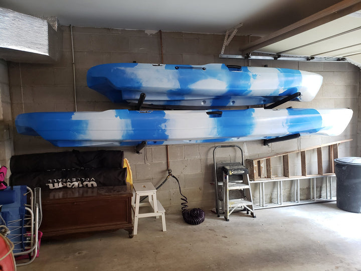 garage kayak wall rack