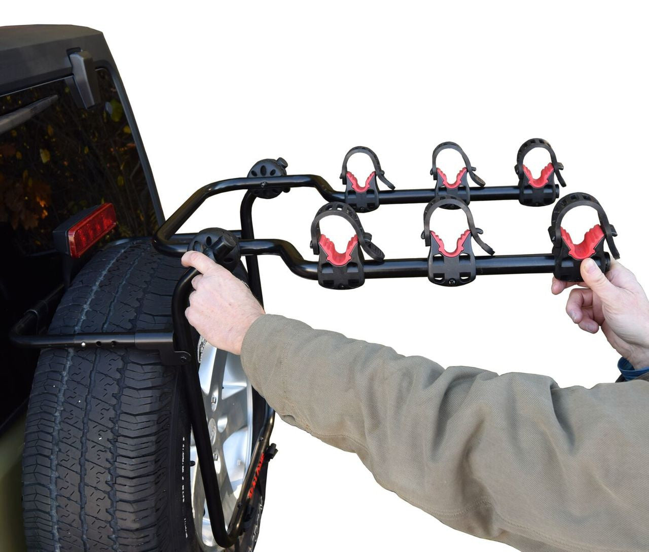 4 bike best sale spare tire rack