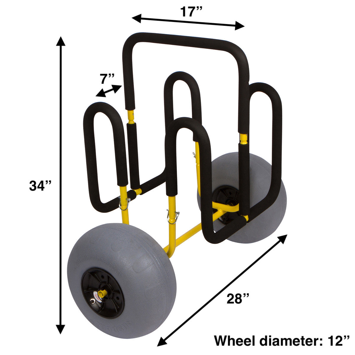 paddleboard cart with beach sand wheels