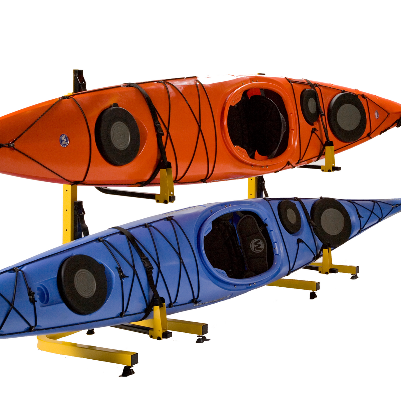 freestanding metal kayak rack 2 3 4 5 6 kayaks