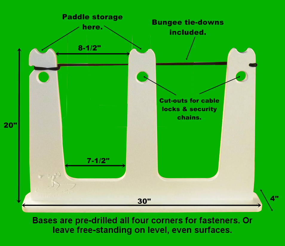 salt water approved sup rack