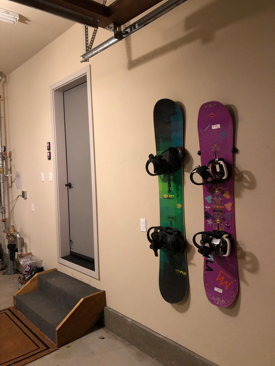 snowboard garage storage
