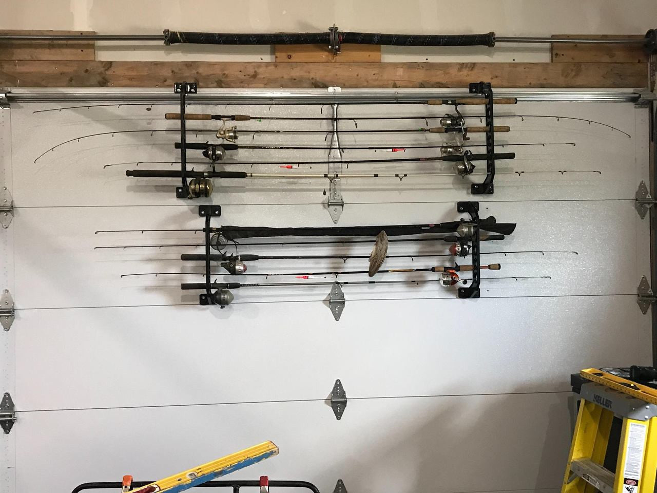 cobra garage door fishing rod holder Storage Storage Rack - 21" Black ABS Plastic walls and ceilings). Cobra Garage Door Storage Rack