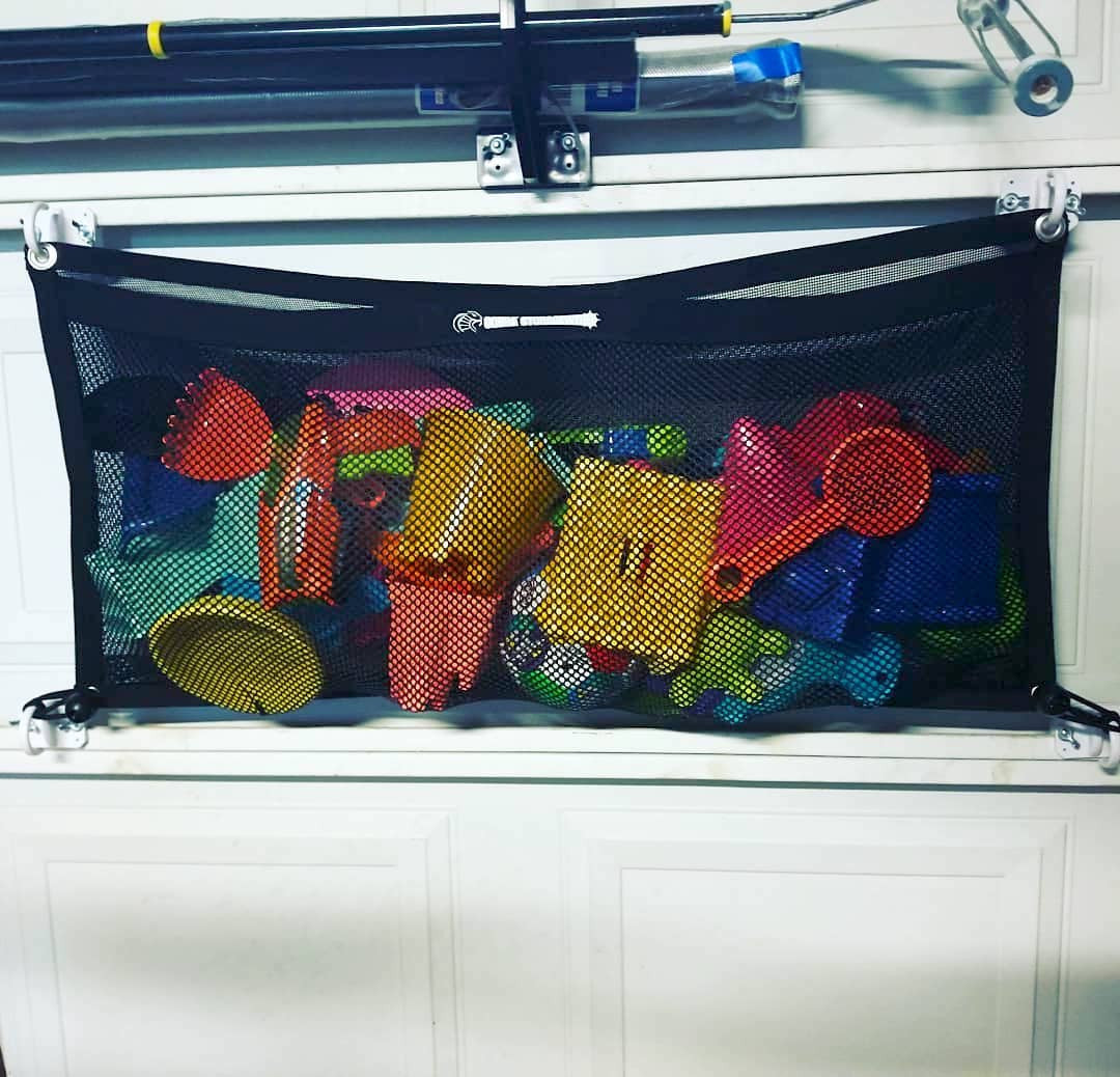 beach toys mesh bag for garage