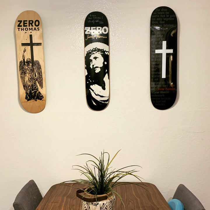 Skateboard Deck Display | Floating Mount