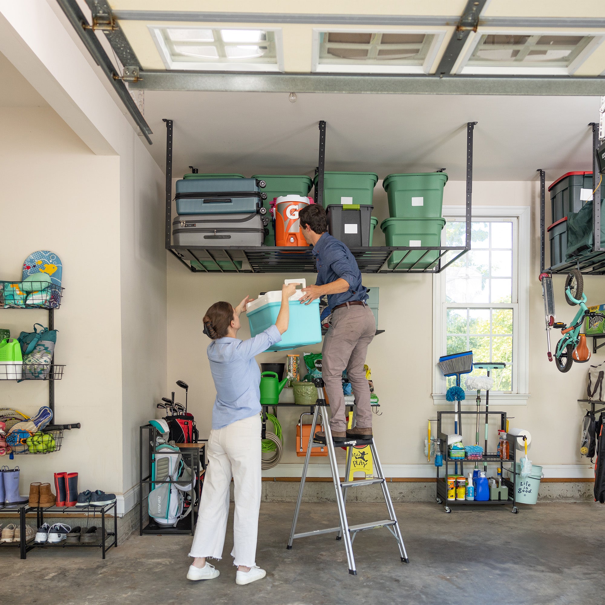 ceiling storage rack