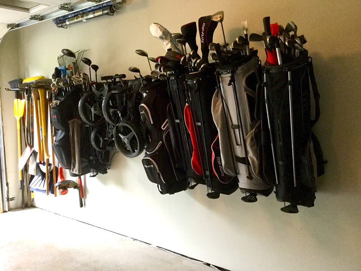 best garage golf bag storage