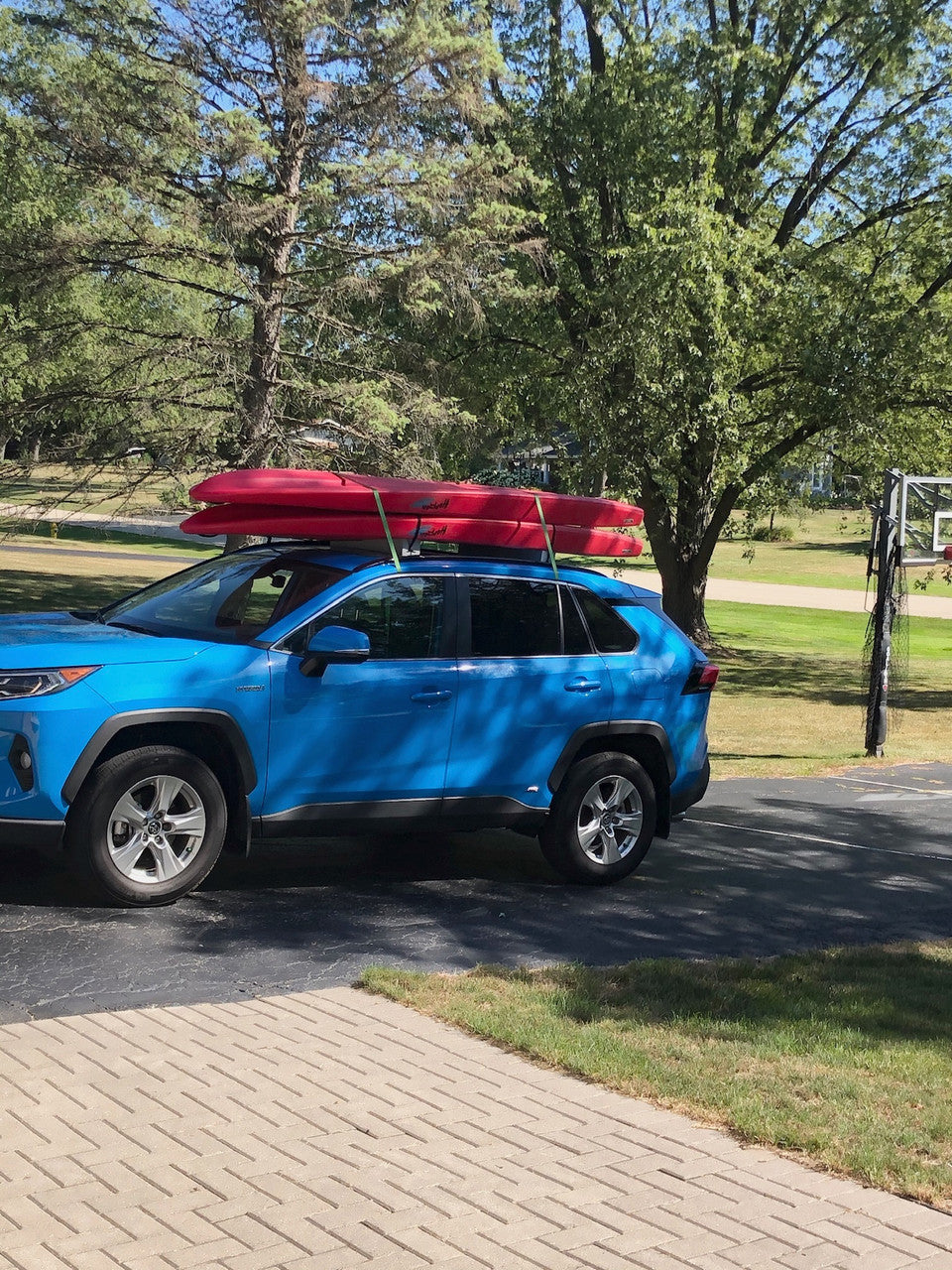 paddleboard SUV roof rack