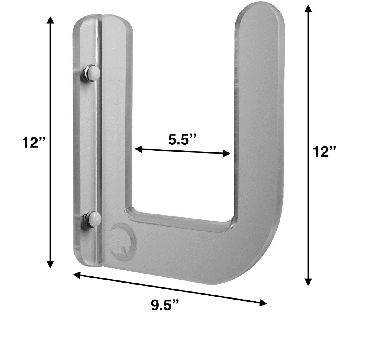 Clear Acrylic SUP Wall Rack