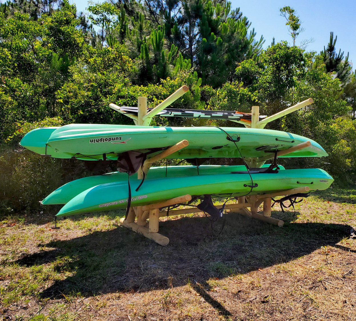 6 kayak stand