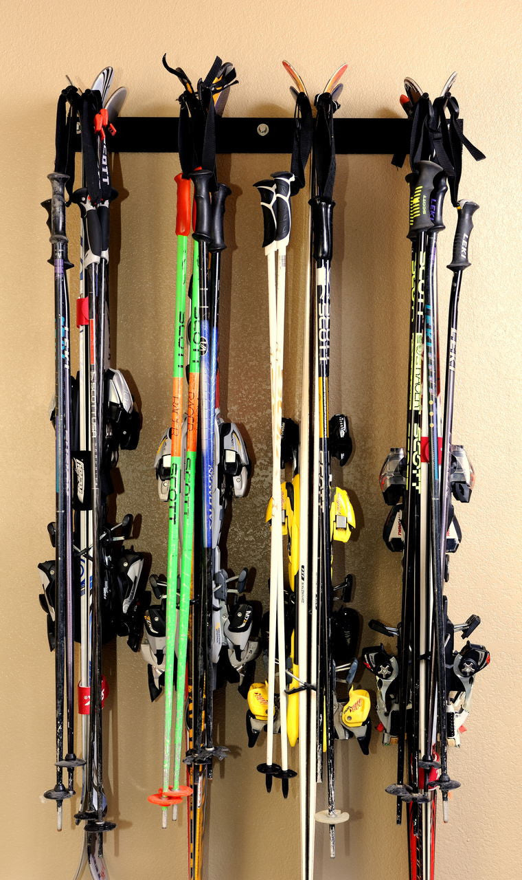 metal home ski rack