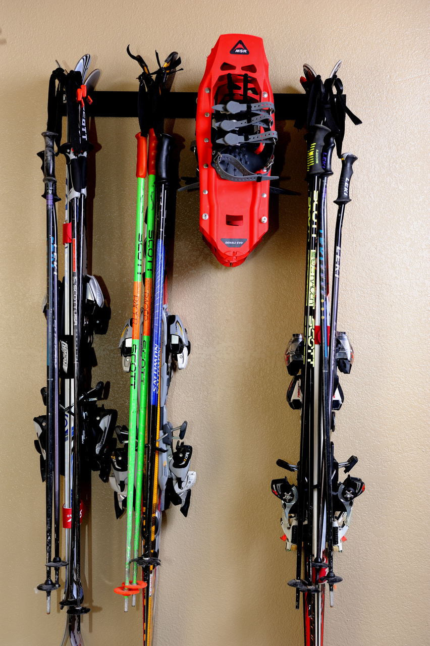 family ski rack for garage