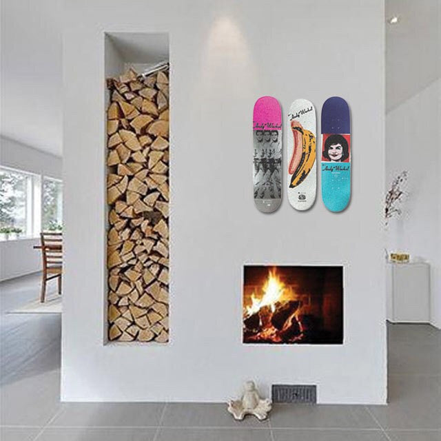 Skateboard Deck Display | Floating Mount