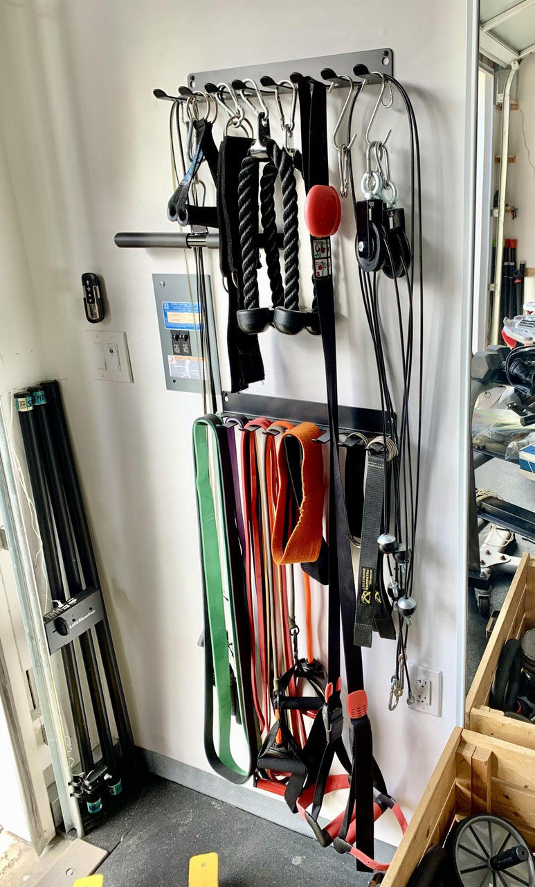 gym equipment rack