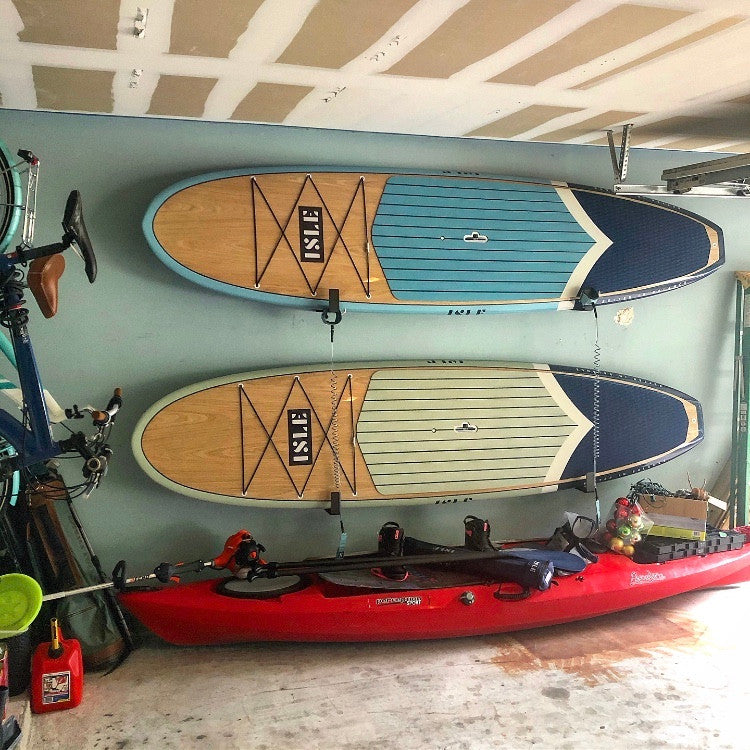 garage paddleboard storage
