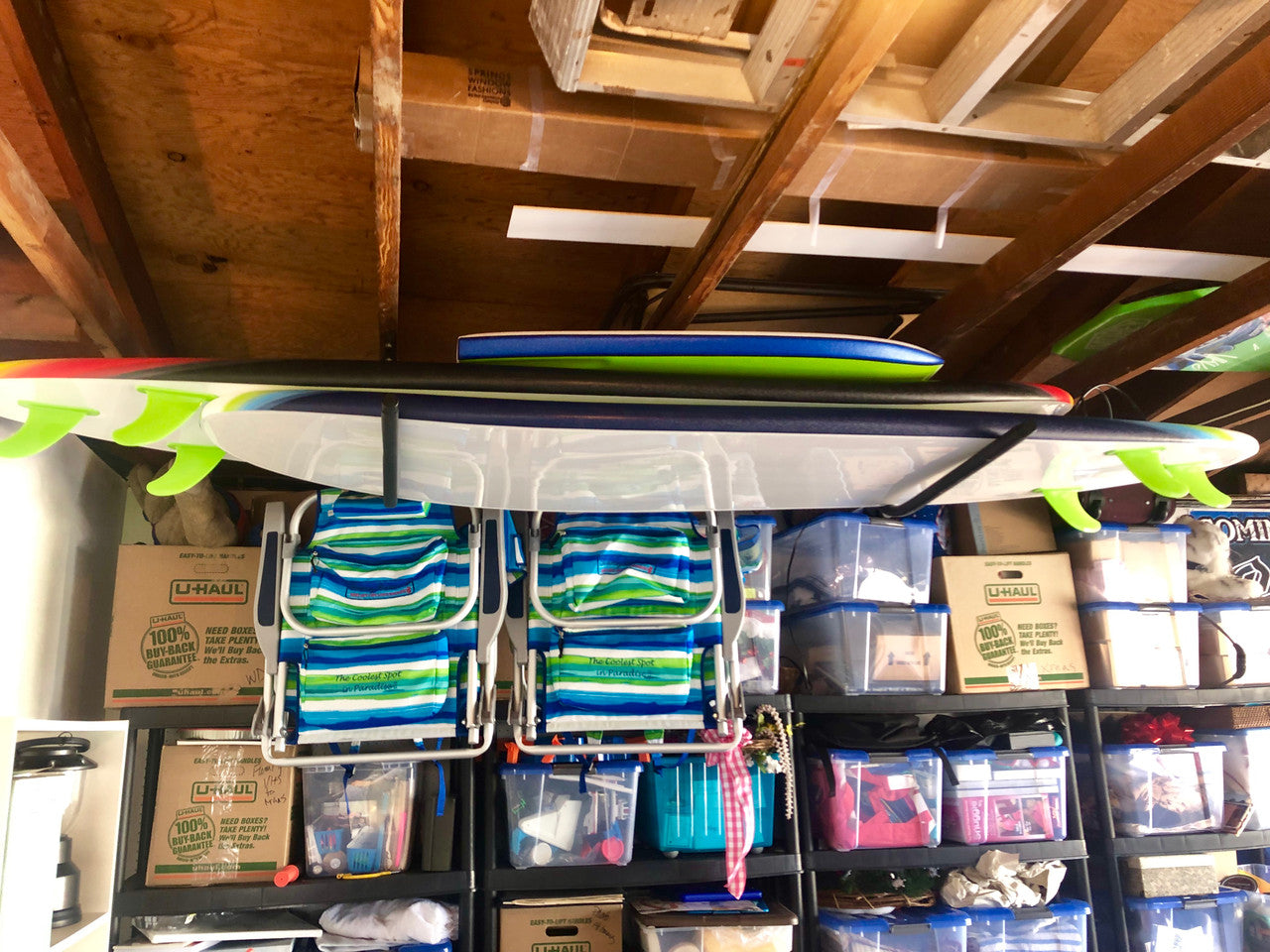 longboard garage ceiling rack