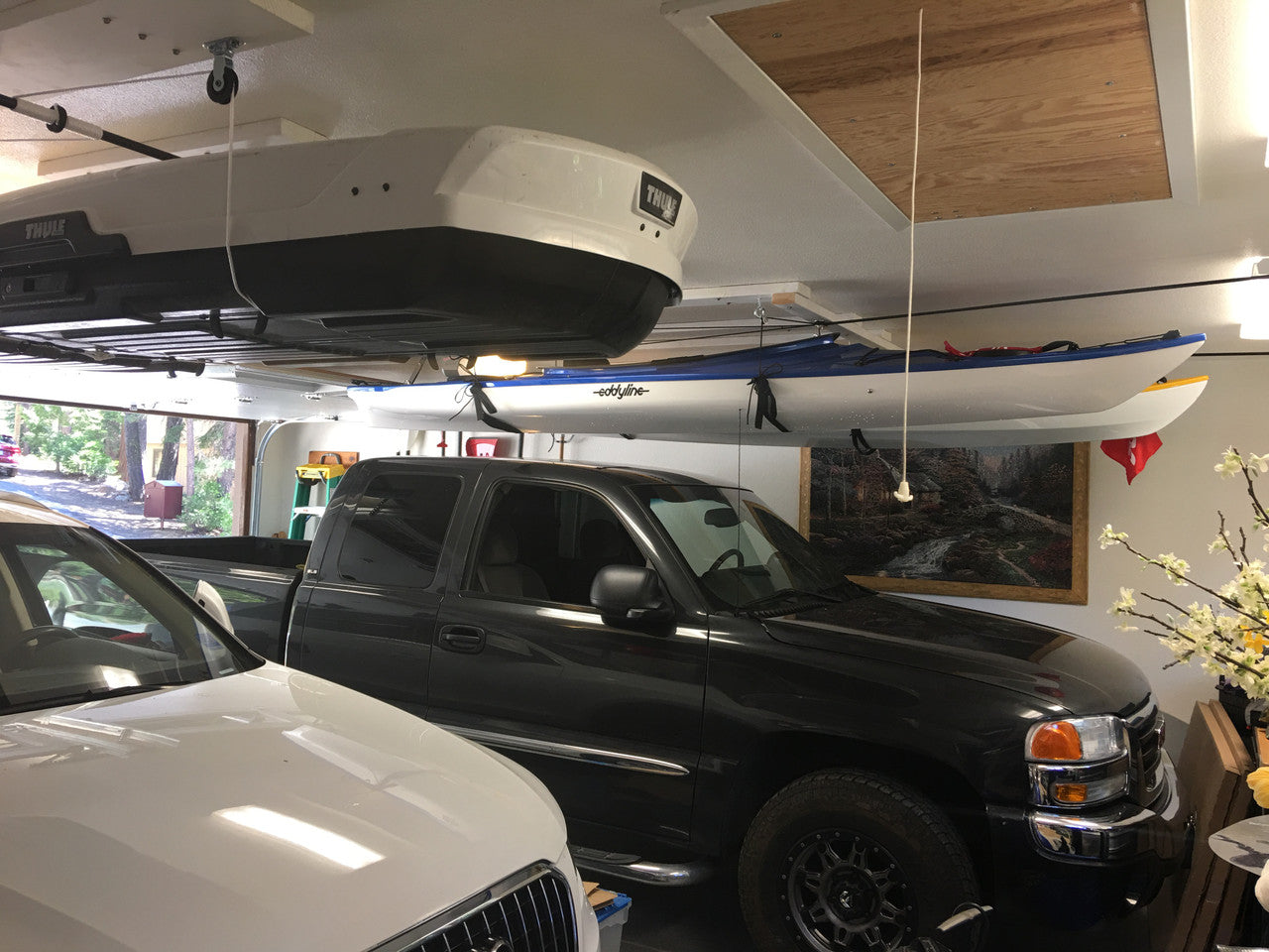 kayak garage storage