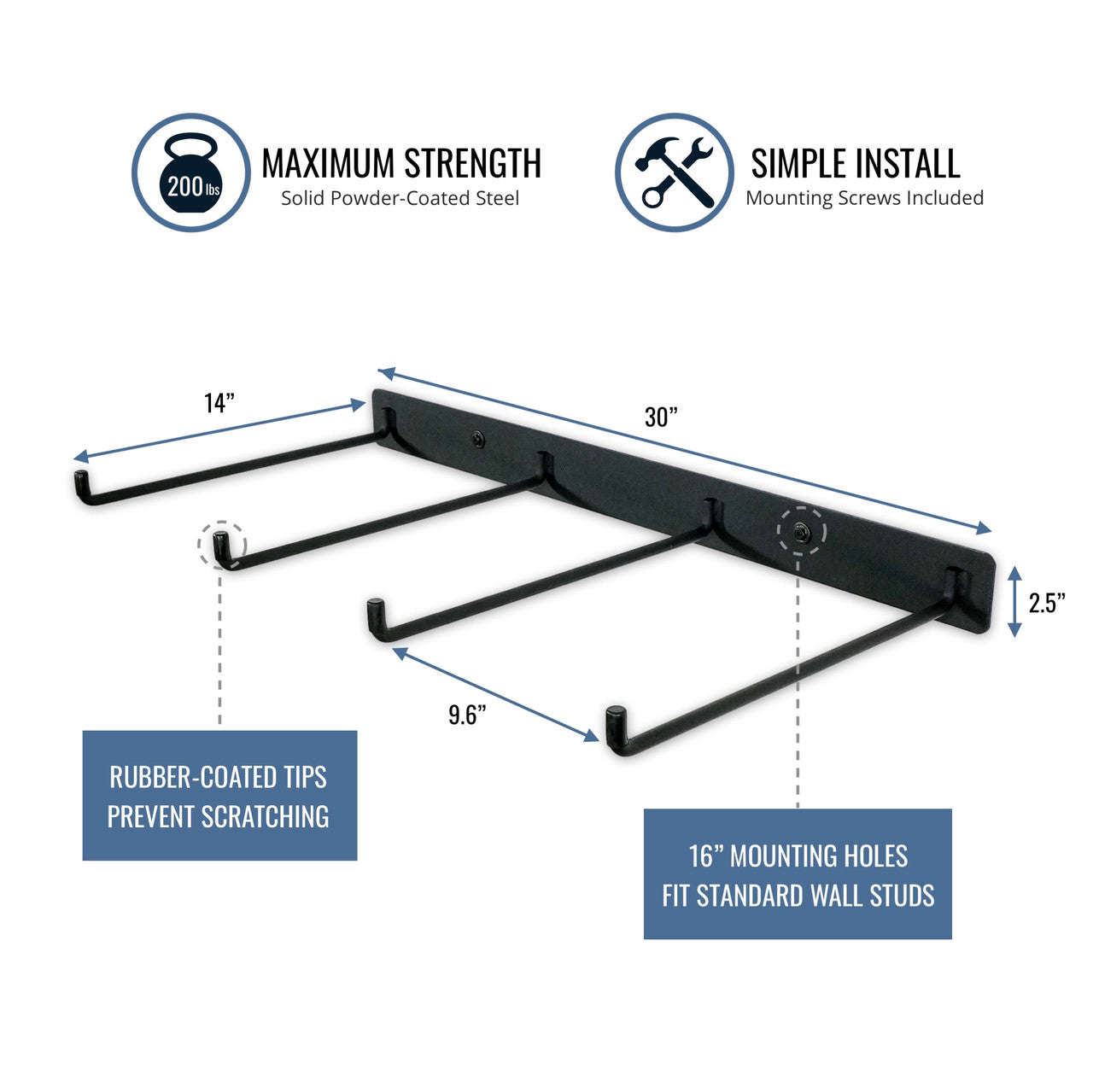 heavy duty chair rack