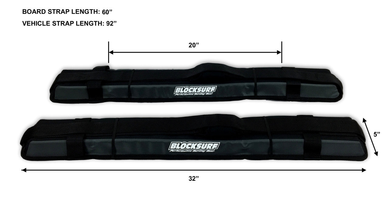 padded surfboard and paddleboard car rack