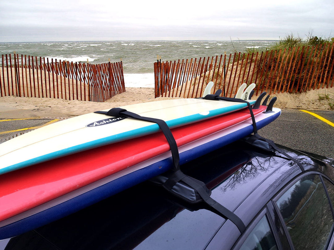 3 surfboard roof rack pads