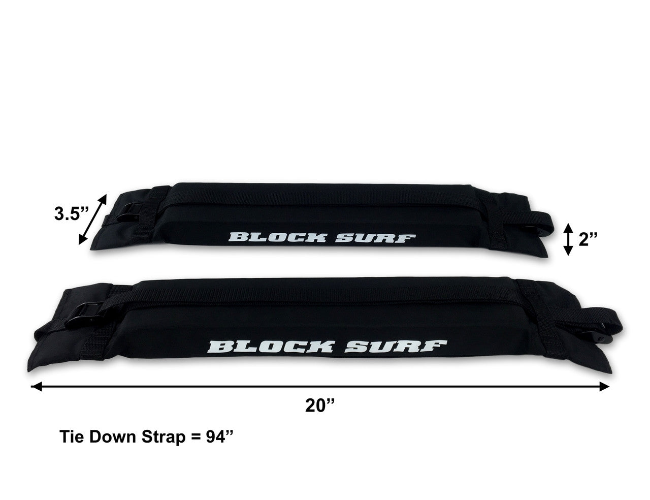 surf roof storage dimensions size