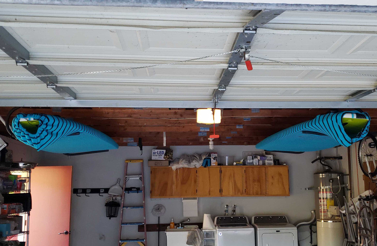 paddleboard ceiling cradles