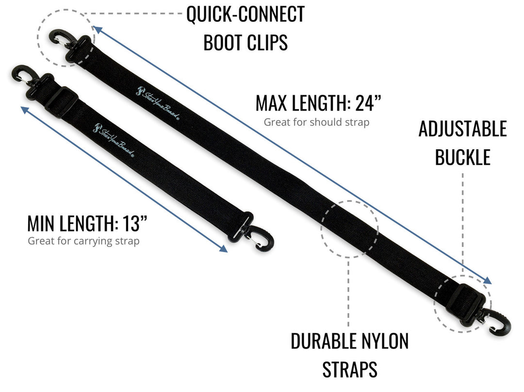 adjustable ski boot strap