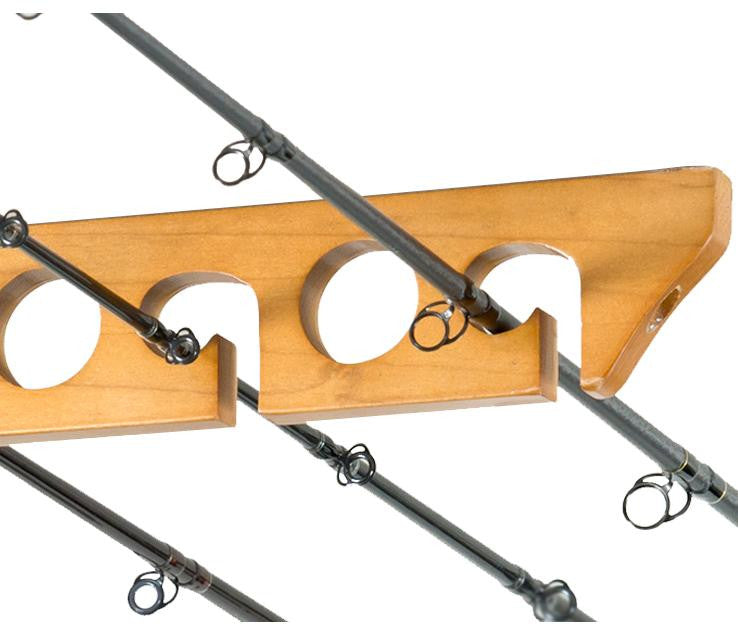 ceiling mount fishing rod rack