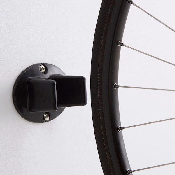 Compact Bike Wall Rack | Swivel Vertical Storage Mount | Tires Up to 2.1" Wide