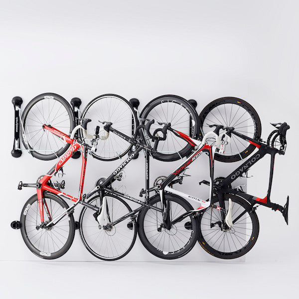 Compact Bike Wall Rack, Swivel Vertical Storage Mount