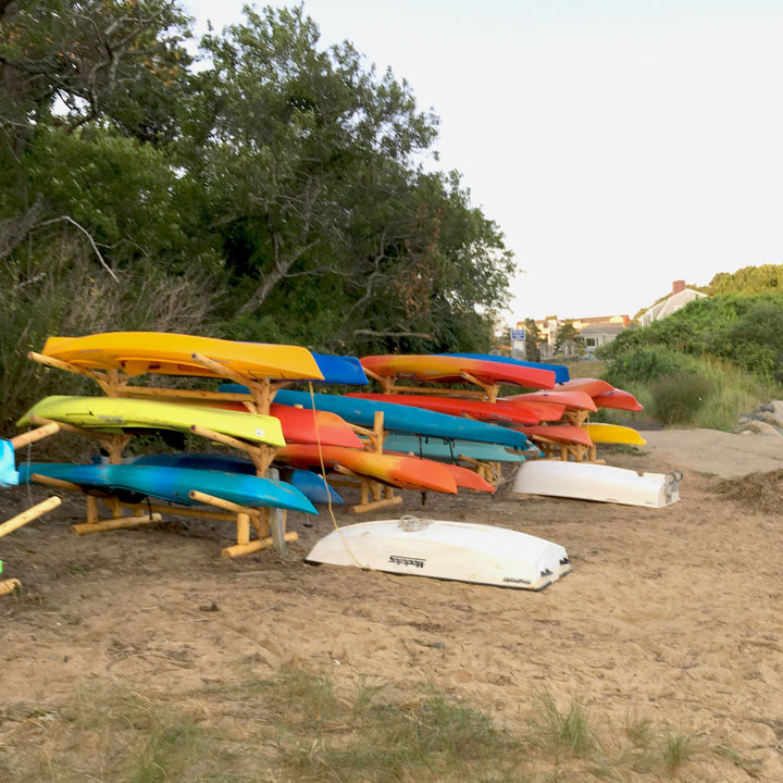 beach kayak storage