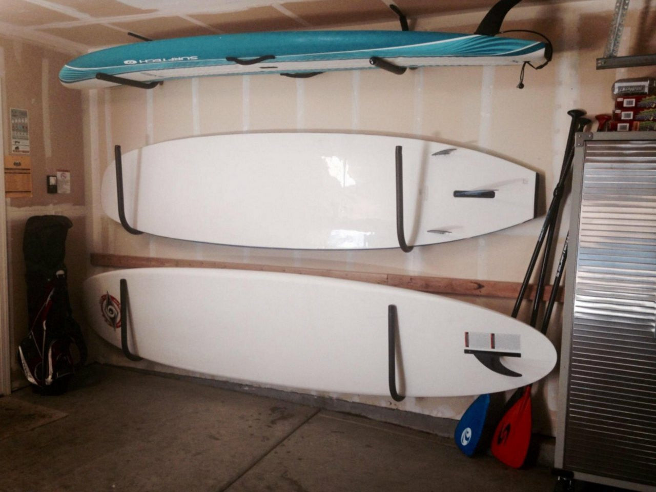 Ceiling and Wall Rack for SUPs