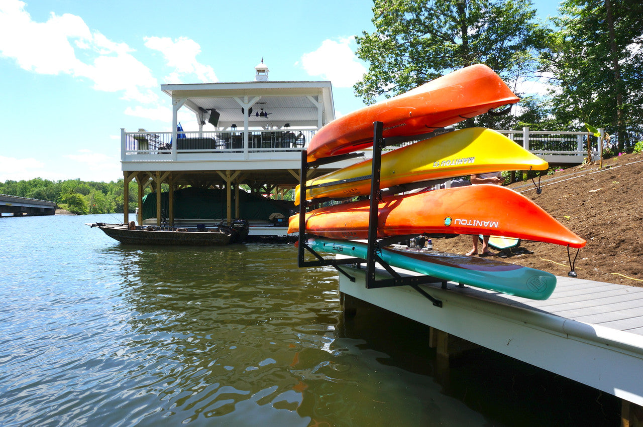 over the water kayak dock mount