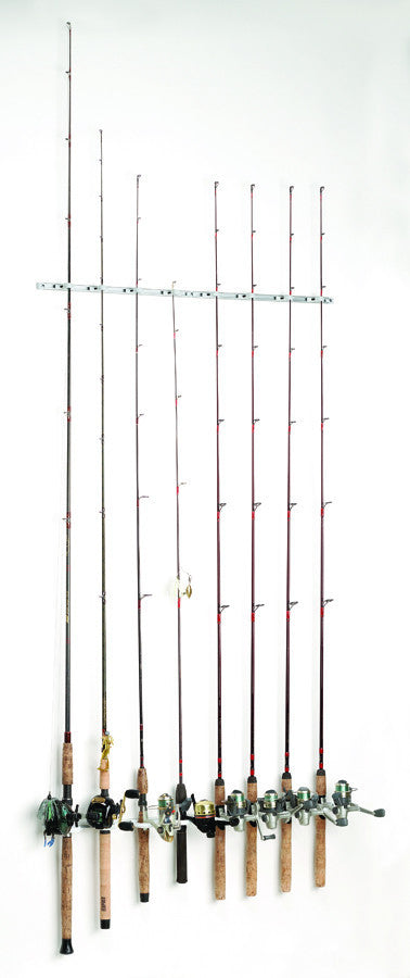 6 fishing pole rack
