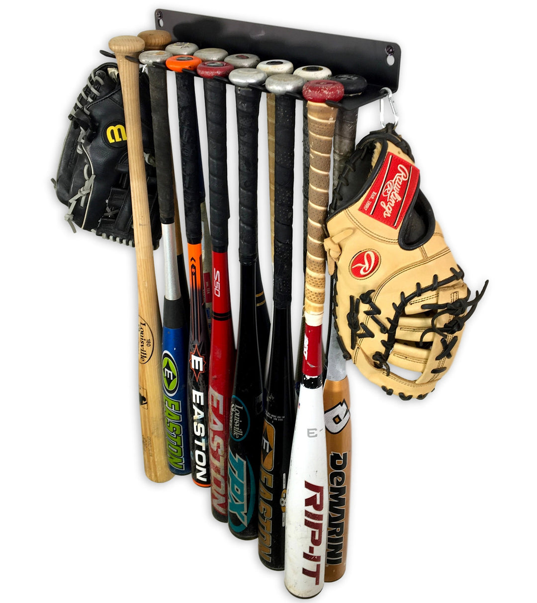 baseball bat storage rack